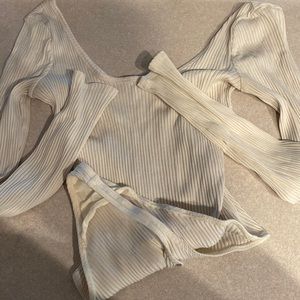 Wilfred Free - Long Sleeve Ribbed Bodysuit